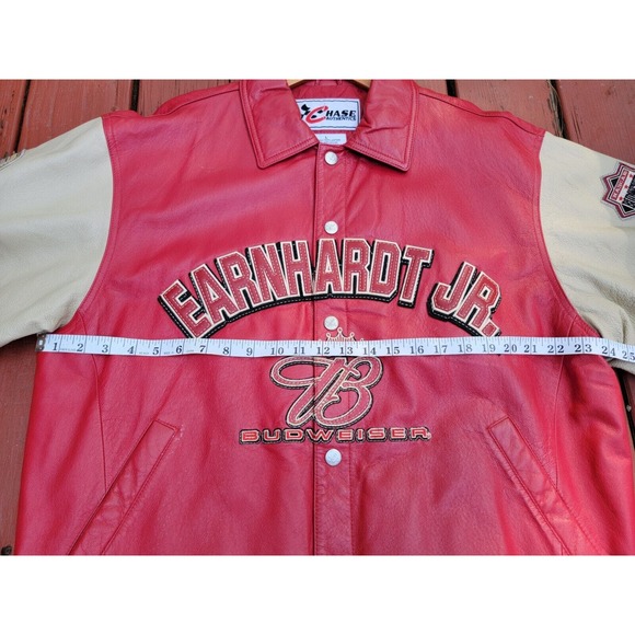 Vintage Dale Earnhardt Jr Leather Racing Jacket Chase Authentics L - Picture 7 of 9